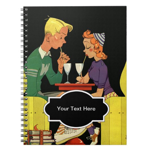 Eerste datum - Soda voor 2 Notitieboek (Voorkant)