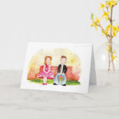 Eerste datumkaart kaart (Gele Bloem)