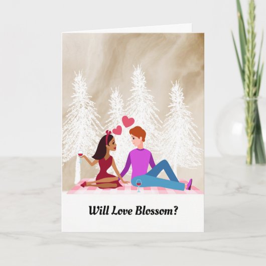 Eerste datumpaar op picknick kaart (Voorkant)