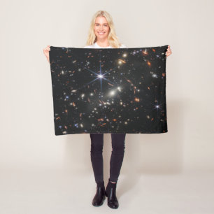 Eerste Deep Field of Universe van James Webb Fleece Deken