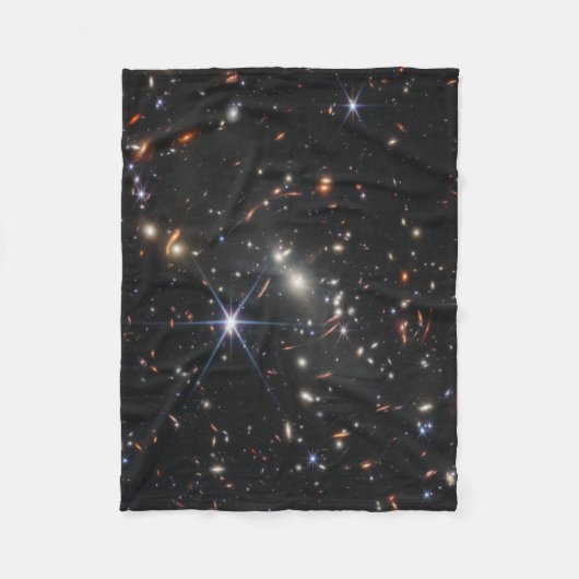 Eerste Deep Field of Universe van James Webb Fleece Deken (Voorkant)