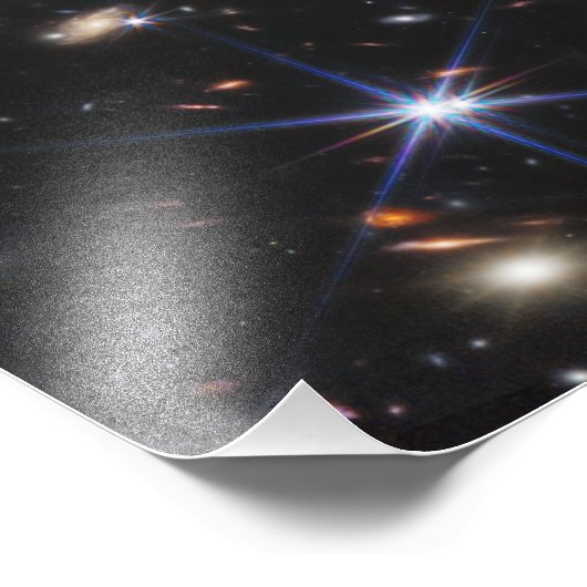 Eerste Deep Field of Universe van James Webb Foto Afdruk (Hoek)