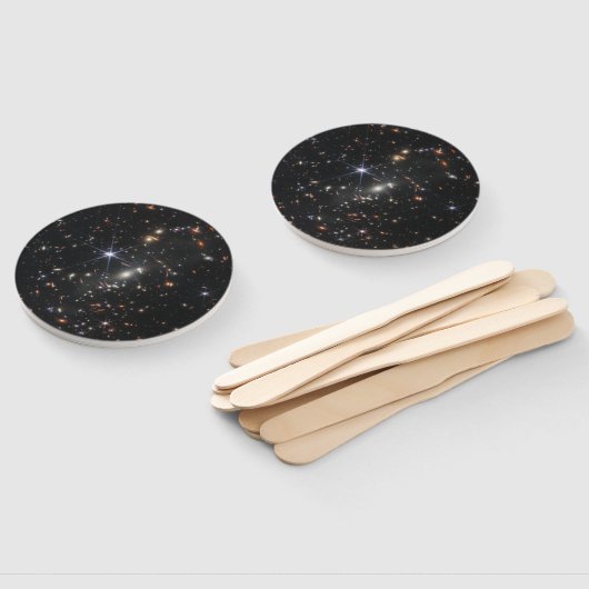 Eerste Deep Field of Universe van James Webb Handwaaier (Niet-gemonteerd)