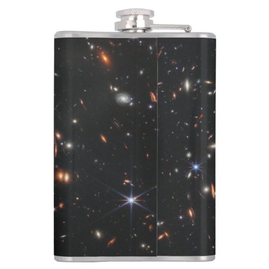 Eerste Deep Field of Universe van James Webb Heupfles (Achterkant)