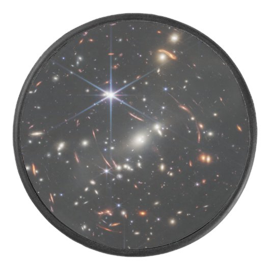 Eerste Deep Field of Universe van James Webb Hockey Puck (Voorkant)