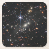Eerste Deep Field of Universe van James Webb Kartonnen Onderzetters (Voorkant)