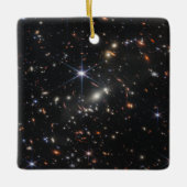Eerste Deep Field of Universe van James Webb Keramisch Ornament (Voorkant)