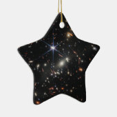 Eerste Deep Field of Universe van James Webb Keramisch Ornament (Rechts)