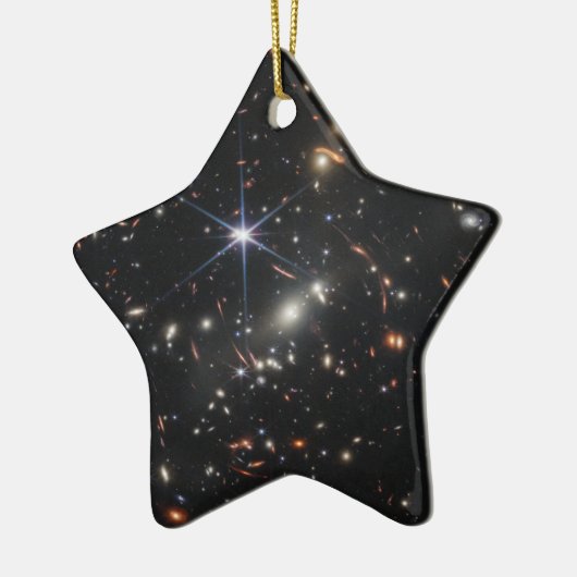Eerste Deep Field of Universe van James Webb Keramisch Ornament (Links)