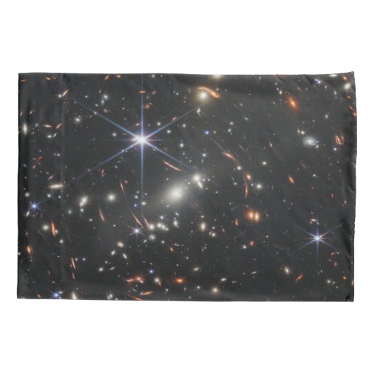 Eerste Deep Field of Universe van James Webb Kussensloop (Achterkant-Links)