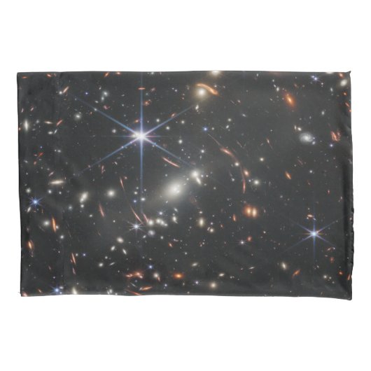 Eerste Deep Field of Universe van James Webb Kussensloop (Voorkant-Links)