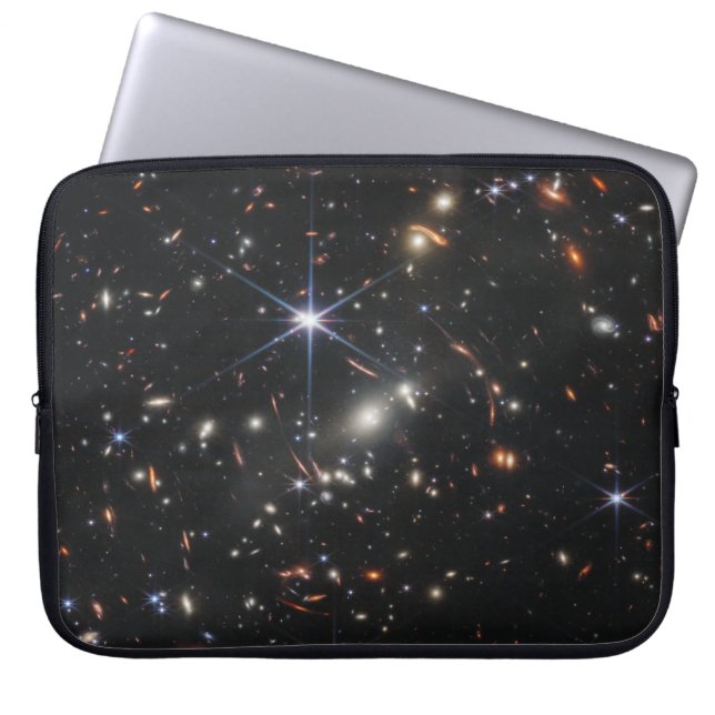 Eerste Deep Field of Universe van James Webb Laptop Sleeve (Voorkant)