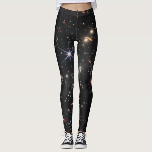Eerste Deep Field of Universe van James Webb Leggings (Voorkant)