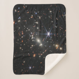 Eerste Deep Field of Universe van James Webb Sherpa Deken