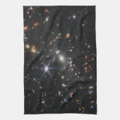 Eerste Deep Field of Universe van James Webb Theedoek (Verticaal)
