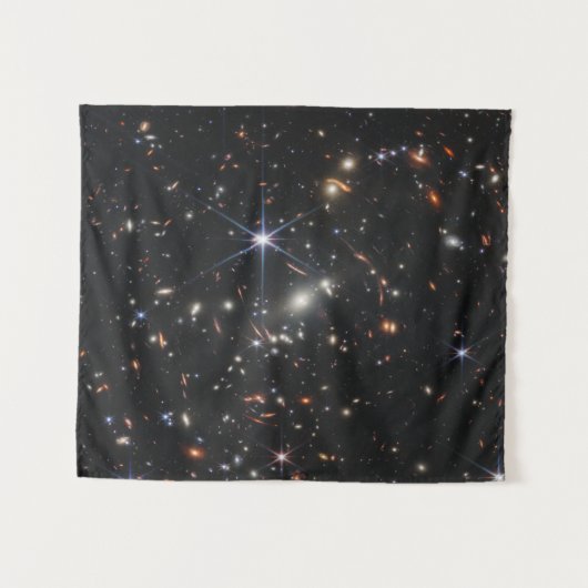 Eerste Deep Field of Universe van James Webb Wandkleed (Voorkant (horizontaal))