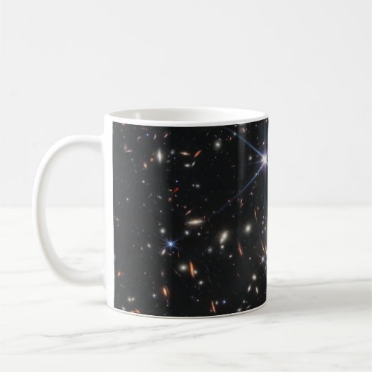 Eerste Deep Field van het heelal van James webb Koffiemok (Links)