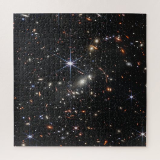 Eerste Deep Field van het heelal van James webb Legpuzzel (Verticaal)