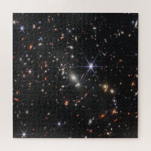 Eerste Deep Field van het heelal van James webb Legpuzzel (Horizontaal)