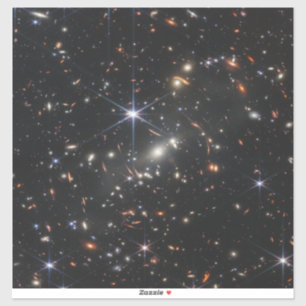 Eerste Deep Field van het heelal van James webb Sticker