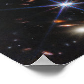 Eerste diepveld van het universum van James Webb Poster (Hoek)