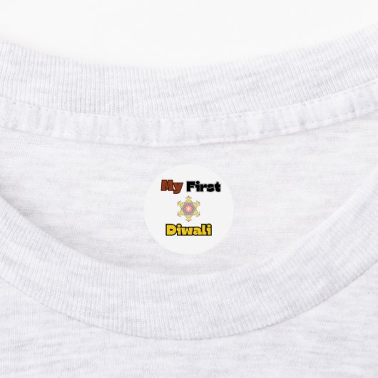Eerste Diwali ( Stickers) Labels (Aangebracht)