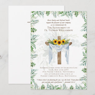 Eerste dominee Deacon Minister Retirement Invites