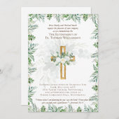 Eerste dominee Deacon Minister Retirement Invites (Voorkant / Achterkant)