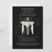 Eerste dominee Deacon Minister Retirement Invites (Voorkant)