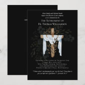 Eerste dominee Deacon Minister Retirement Invites (Voorkant / Achterkant)