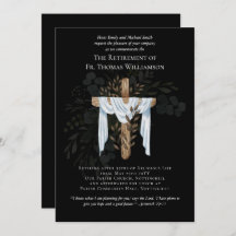 Eerste dominee Deacon Minister Retirement Invites