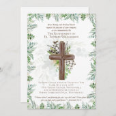 Eerste dominee Deacon Minister Retirement Invites Kaart (Voorkant / Achterkant)