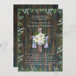 Eerste dominee Deacon Minister Retirement Lilies