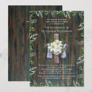 Eerste dominee Deacon Minister Retirement Lilies