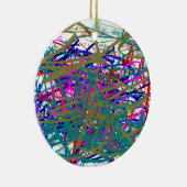 Eerste doorbraak van beroemde digitale artiest ;)  keramisch ornament (Rechts)