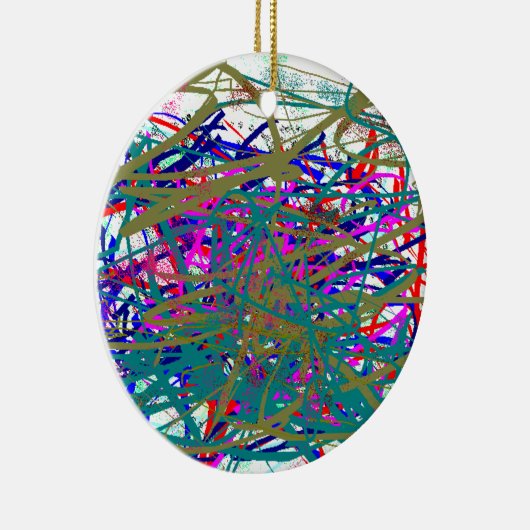 Eerste doorbraak van beroemde digitale artiest ;) keramisch ornament (Rechts)