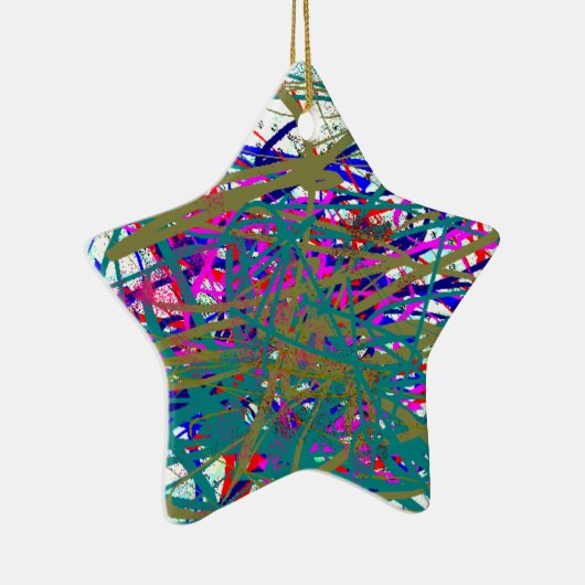 Eerste doorbraak van beroemde digitale artiest ;)  keramisch ornament (Rechts)