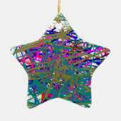 Eerste doorbraak van beroemde digitale artiest ;)  keramisch ornament (Voorkant)