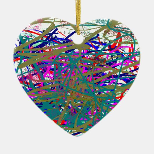 Eerste doorbraak van beroemde digitale artiest ;)  keramisch ornament (Voorkant)