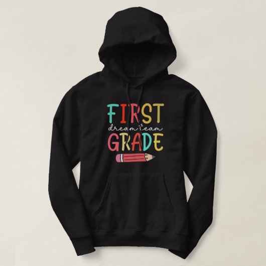 Eerste DreamTeam-graad Hoodie (Design voorkant)
