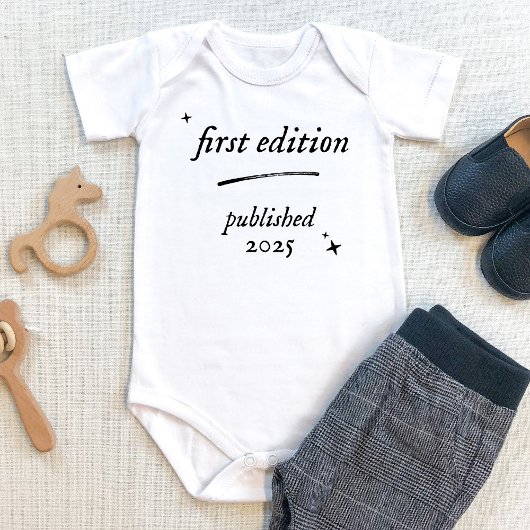 Eerste editie Boek Gepubliceerd 2025 Baby bodysuit