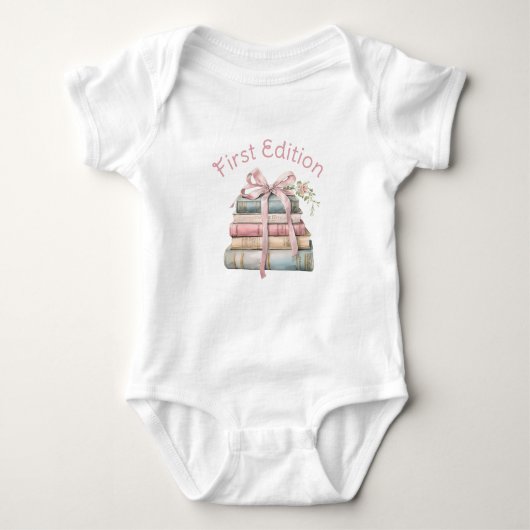 Eerste editie Storybook New Chapter baby shower Romper (Voorkant)