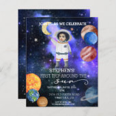 Eerste eerste geboorte ruimteastronaut sterrenstel (Voorkant / Achterkant)