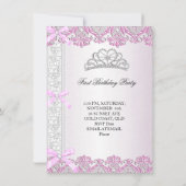 Eerste eerste verjaardag van de meisjes van het fe kaart (Achterkant)