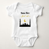 Eerste Eid Aangepaste naam Baby Bodysuit (Voorkant)