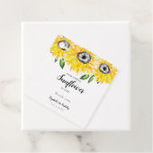 Eerste Elegant Yello Bedankjes Labels (In situ)