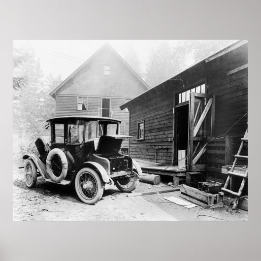 Eerste elektrische auto: 1919 poster (Voorkant)