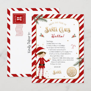 Eerste Elf-aankomst WelkomstBriefkaart Briefkaart