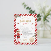 Eerste Elf-aankomst WelkomstBriefkaart Briefkaart (Staand voorkant)