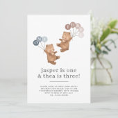 Eerste en derde Beer uitnodiging (Staand voorkant)